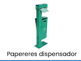 papereres con dispensador de bosses para exterior