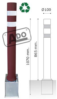 models pilones A-flex dt amb base de ferro extreble