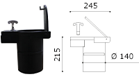 base extraible pilonas a-flex