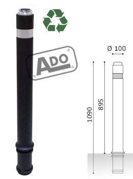 A-Flex LED Solar bollard