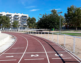 barana perimetral pista atletisme